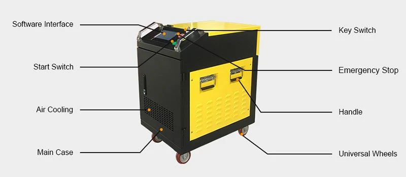 120w laser paint removal machine